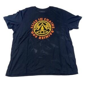 Alice In Chains Rainer Fog Graphic Tee Thrifted Vintage Style Size 3XL